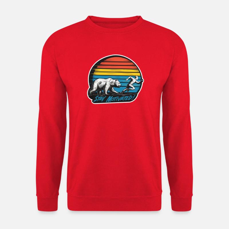 Stay Motivated - Unisex Pullover - Rot