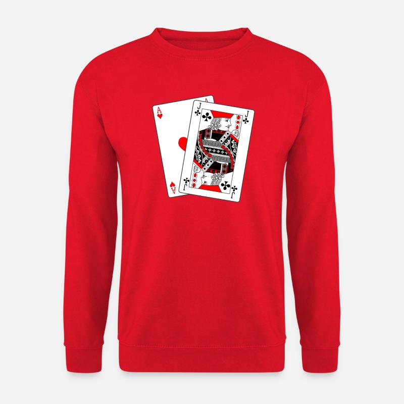 Blackjack - Unisex Pullover - Rot
