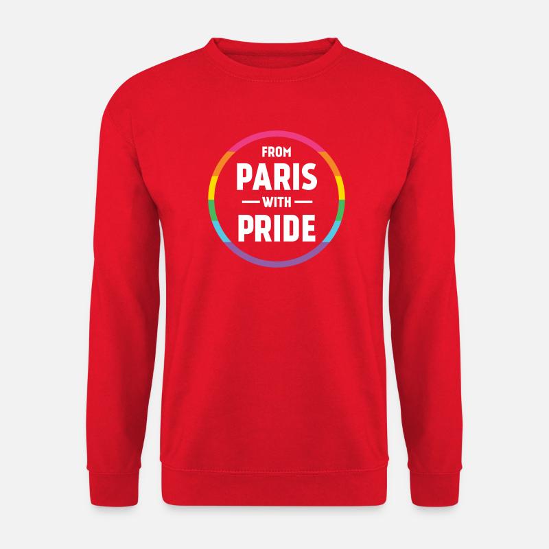 LGBTQ Pride Month - Mit Pride aus Paris - Unisex Pullover - Rot