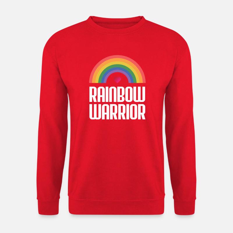 LGBTQ-Pride-Monat - Rainbow Warrior - Unisex Pullover - Rot