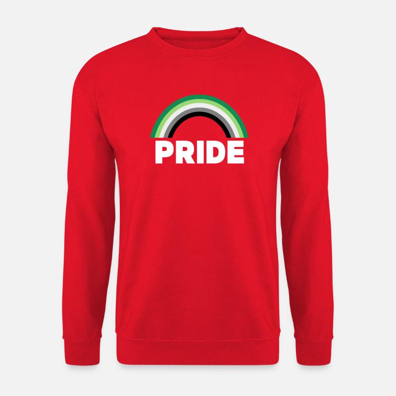 Aromantic Pride - Unisex Sweatshirt - red