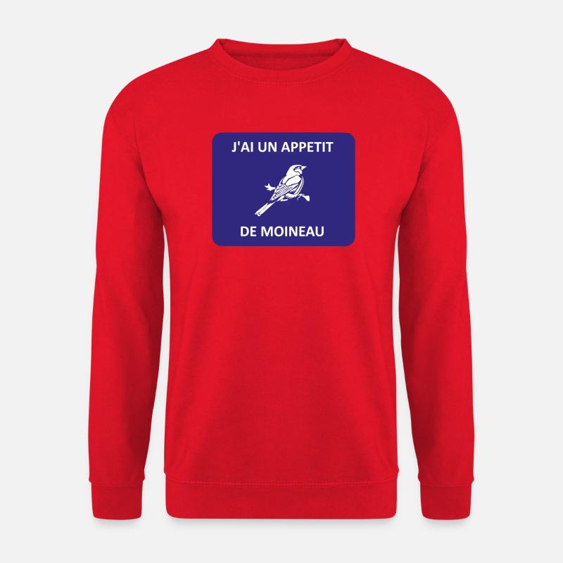 Spatzen-Appetit - Unisex Pullover - Rot