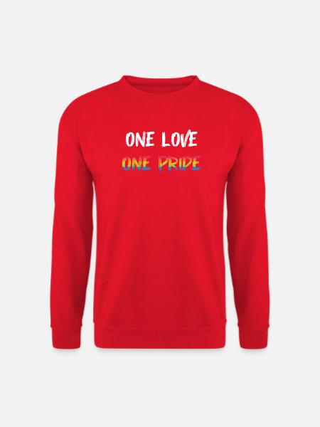 LGBT Pride Month - Eine Liebe, eine Pride - Unisex Pullover - Rot