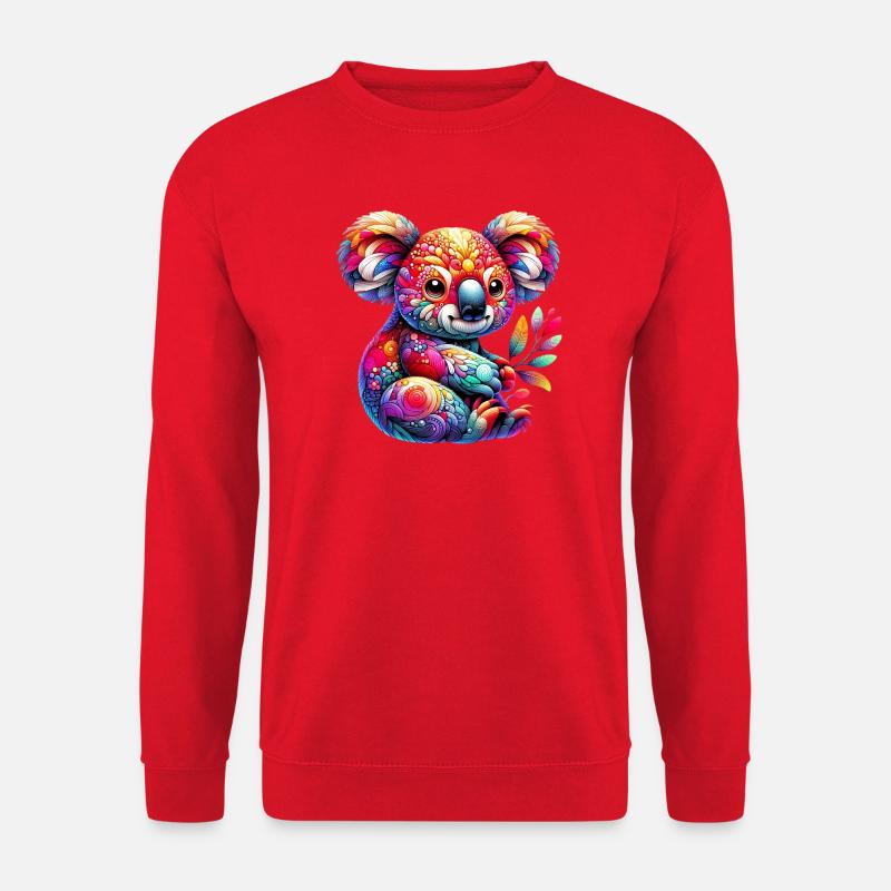 Koala - Sweat-shirt Unisexe - rouge