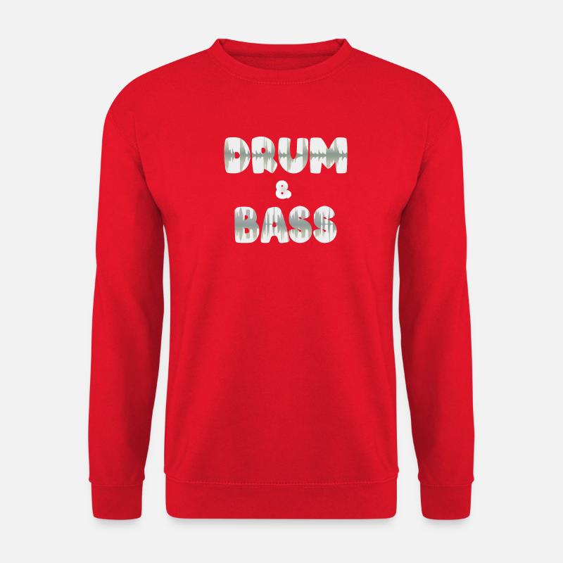 DNB-Wellenform - Unisex Pullover - Rot