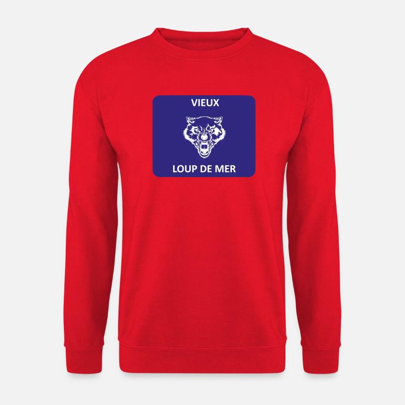 Alter Seebär - Unisex Pullover - Rot