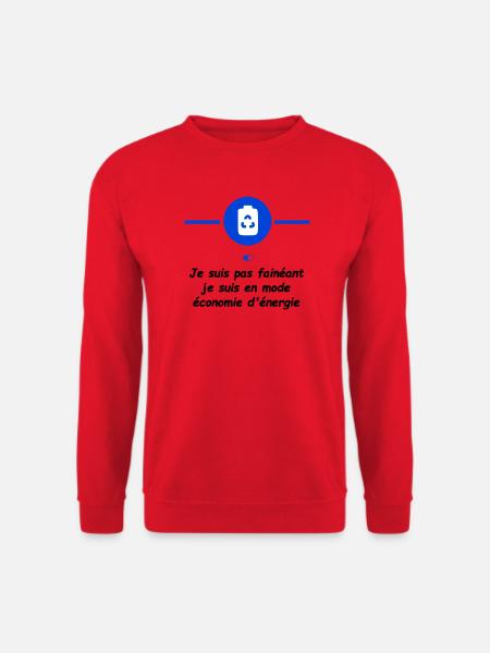 Power Saving Mode - Unisex Sweatshirt - red