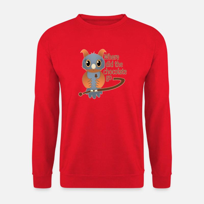 Schokoladenblau - Unisex Pullover - Rot