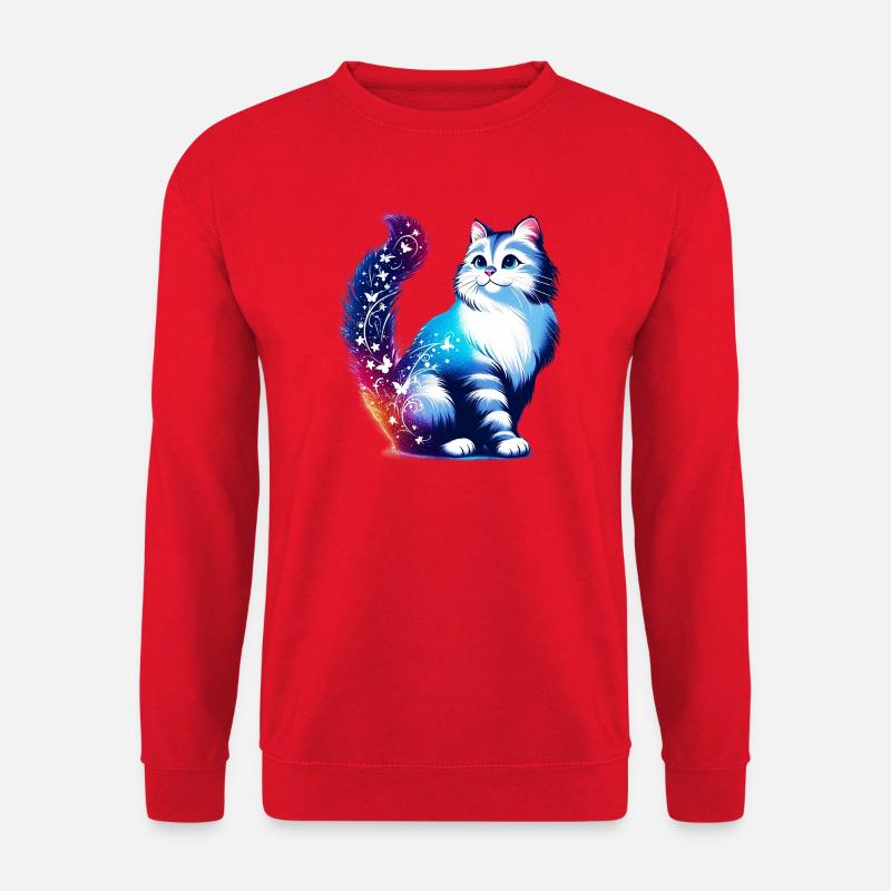 Cat - Unisex Sweatshirt - red
