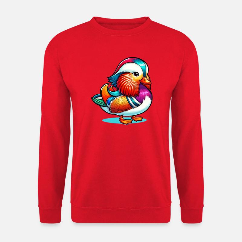 Mandarinente - Unisex Pullover - Rot