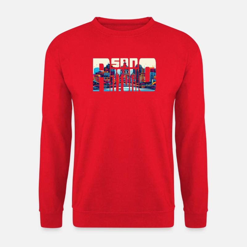 SAN ANTONIO - Unisex Pullover - Rot