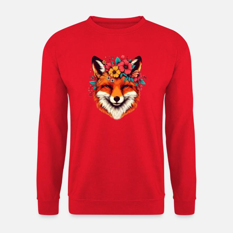 Fox - Unisex Sweatshirt - red