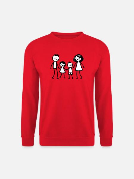 Family - Unisex Sweatshirt - red