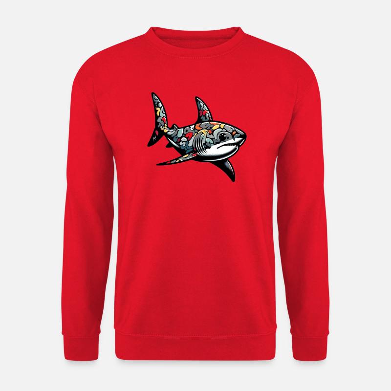 Shark - Unisex Sweatshirt - red