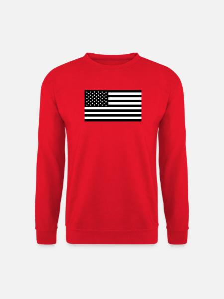 THE AMERICAN FLAG - Unisex Sweatshirt - red