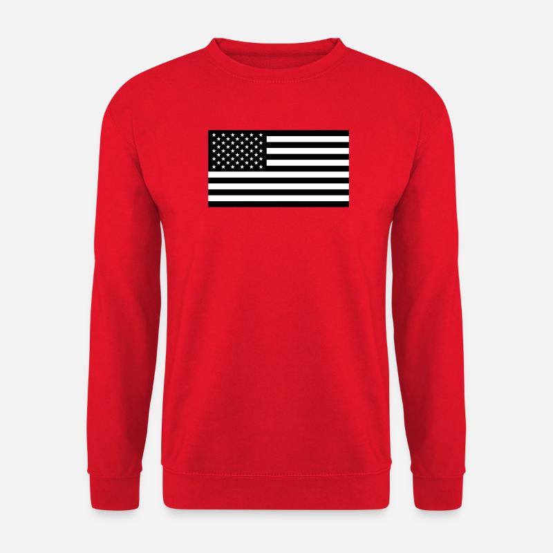 DIE AMERIKANISCHE FLAGGE - Unisex Pullover - Rot