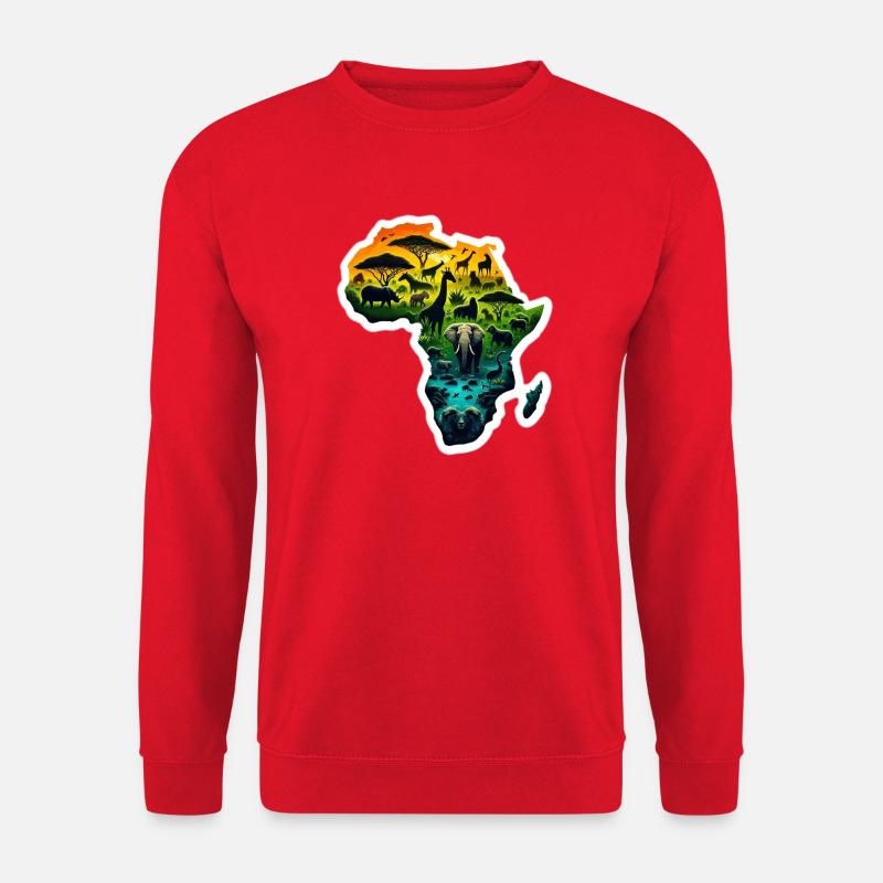 Safari Abenteuer - Unisex Pullover - Rot