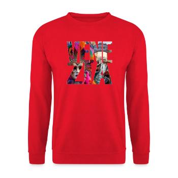 VENEDIG - Unisex Pullover - Rot - Vorne - Alina (178cm) & Michal (187cm)