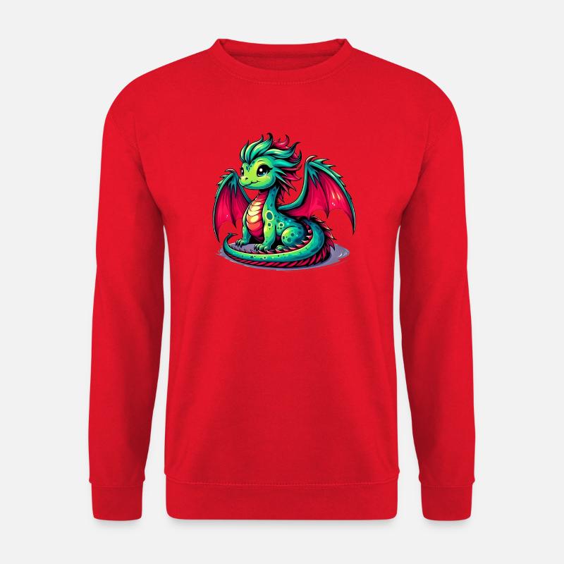 Drache - Unisex Pullover - Rot