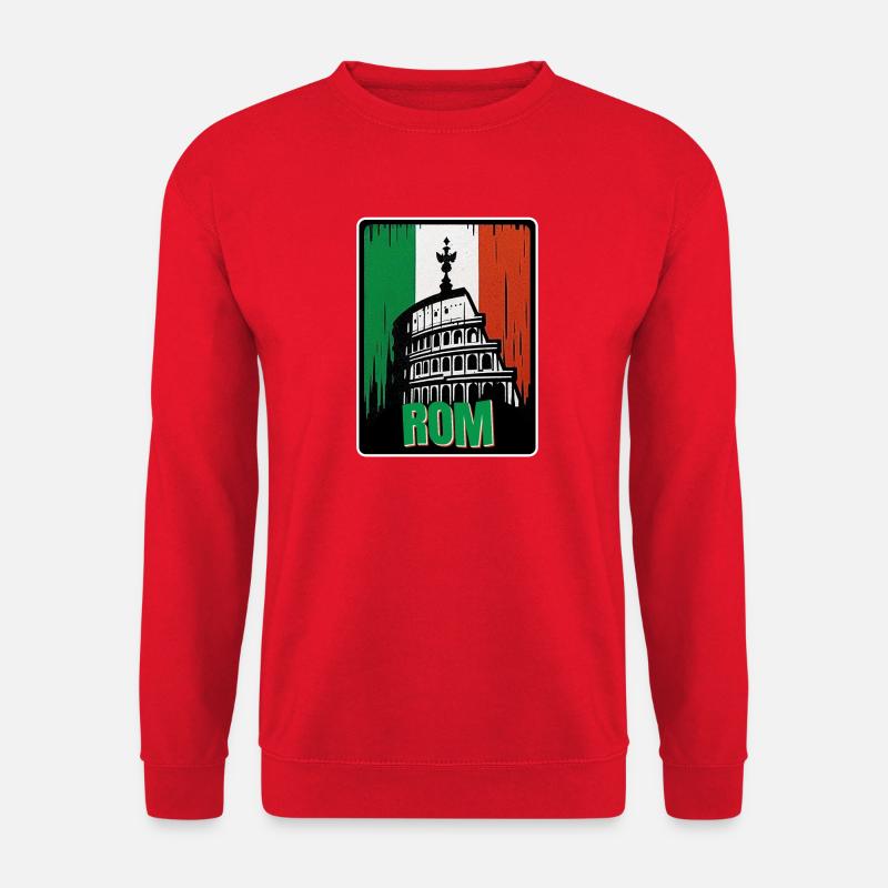La Rome éternelle - Sweat-shirt Unisexe - rouge
