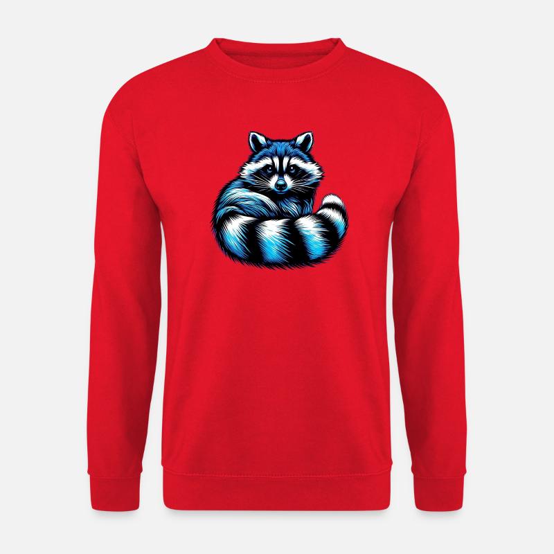 Waschbär - Unisex Pullover - Rot
