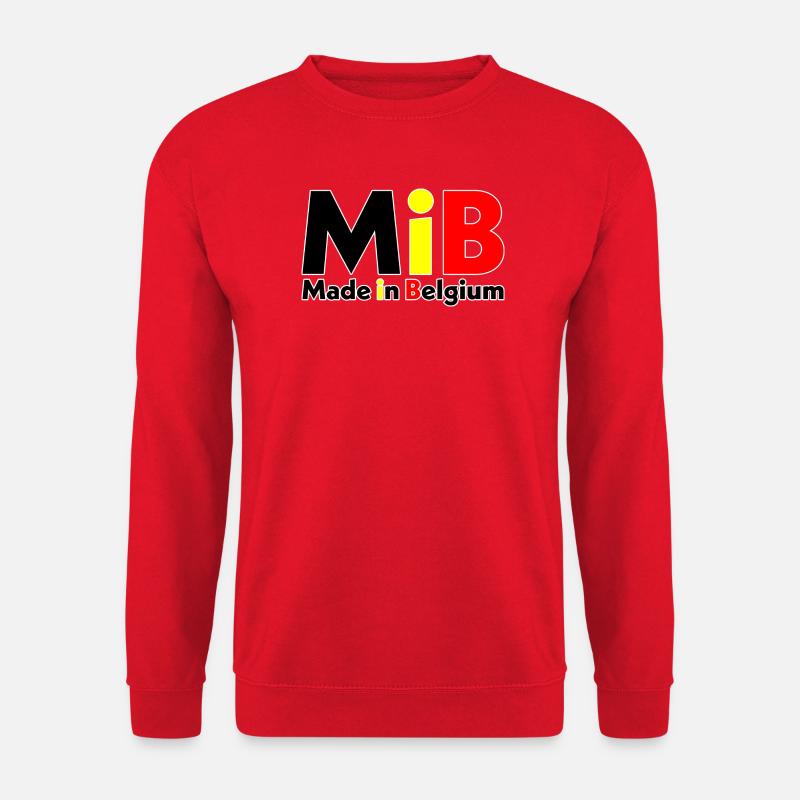 MiB — Made in Belgium Version 2024 - Unisex Pullover - Rot