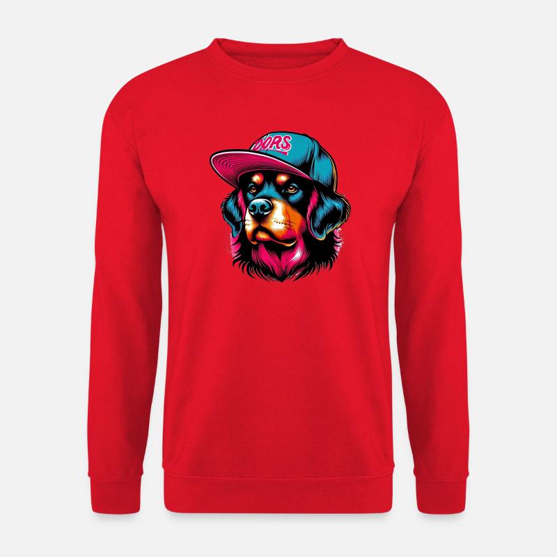 Hund - Unisex Pullover - Rot