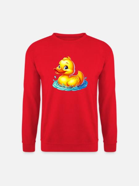 Ente Ente Ente Ente Ente - Unisex Pullover - Rot