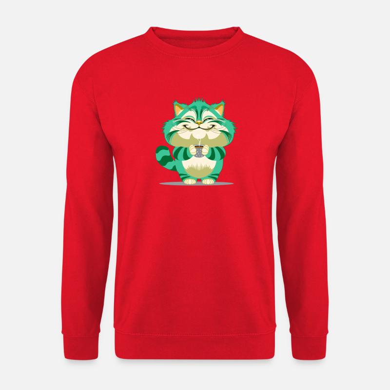 motiv_cat2 - Unisex Pullover - Rot
