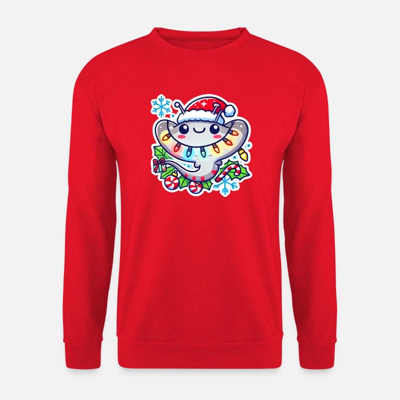 Holiday Ray of Joy - Unisex Pullover - Rot