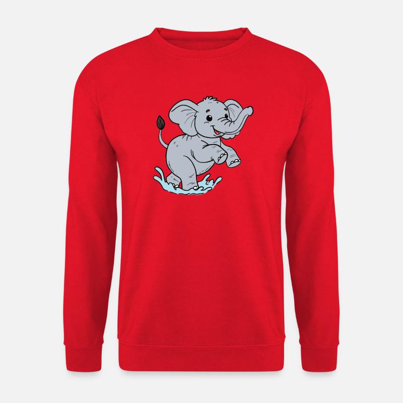 Elephant - Unisex Sweatshirt - red
