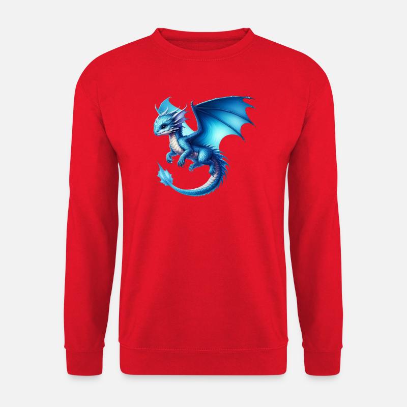 Dragon - Unisex Sweatshirt - red