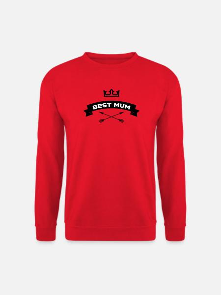 Best Mom - Mother's Day - Unisex Sweatshirt - red