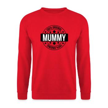 Best Mom - Mother's Day - Unisex Sweatshirt - red - Front - Alina (178cm) & Michal (187cm)