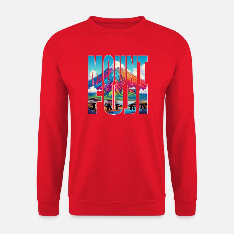 FUJISAN - Unisex Pullover - Rot