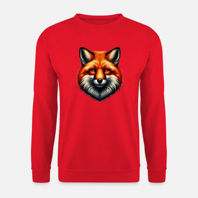 Fuchs - Unisex Pullover - Rot