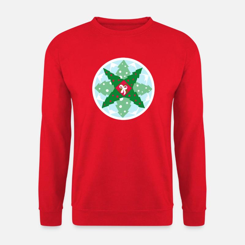 Christmas Pattern - Unisex Sweatshirt - red