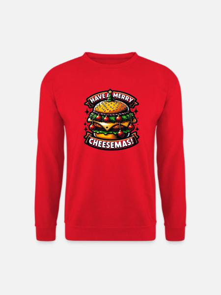 Have a merry Cheesemas! - Unisex Pullover - Rot