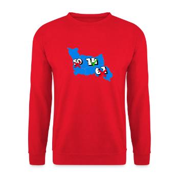 Région basse normandie - Sweat-shirt Unisexe - rouge - Devant - Alina (178cm) & Michal (187cm)