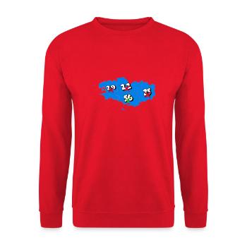 Région bretagne - Sweat-shirt Unisexe - rouge - Devant - Alina (178cm) & Michal (187cm)