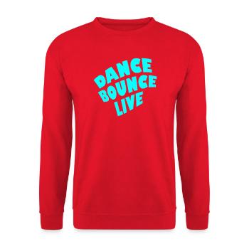 Dance Bounce Live - Unisex Sweatshirt - red - Front - Alina (178cm) & Michal (187cm)