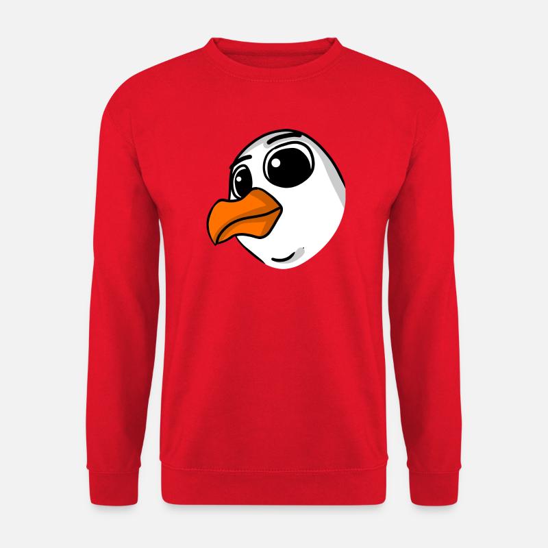 Seagull Head - Unisex Sweatshirt - red