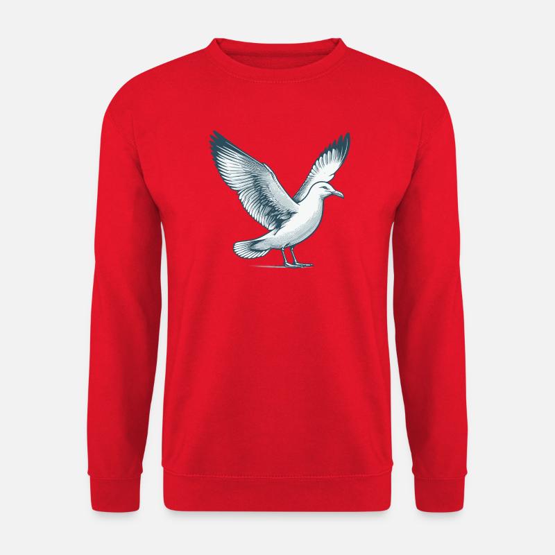 Möwe - Unisex Pullover - Rot