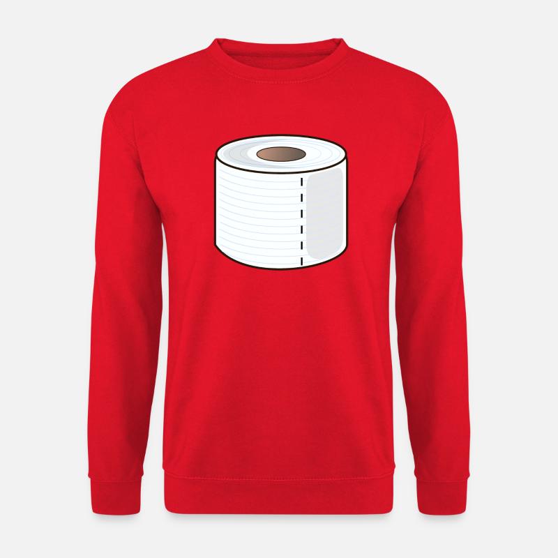 KLOPAPIER TOILETTENPAPIER - Unisex Pullover - Rot