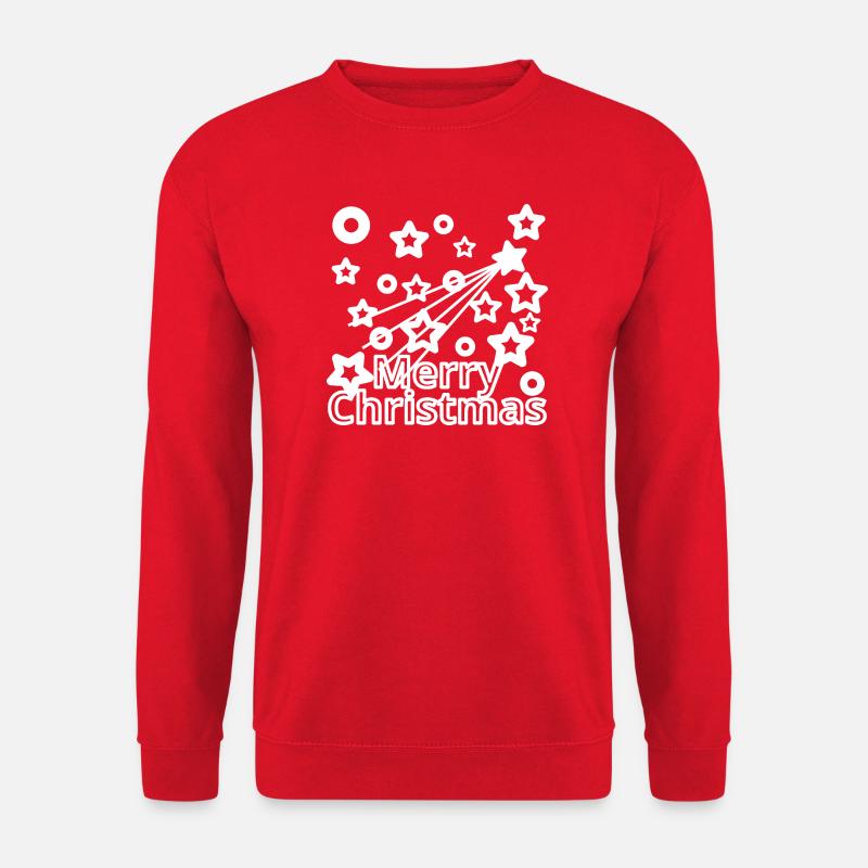 Weihnachtshimmel - Unisex Pullover - Rot
