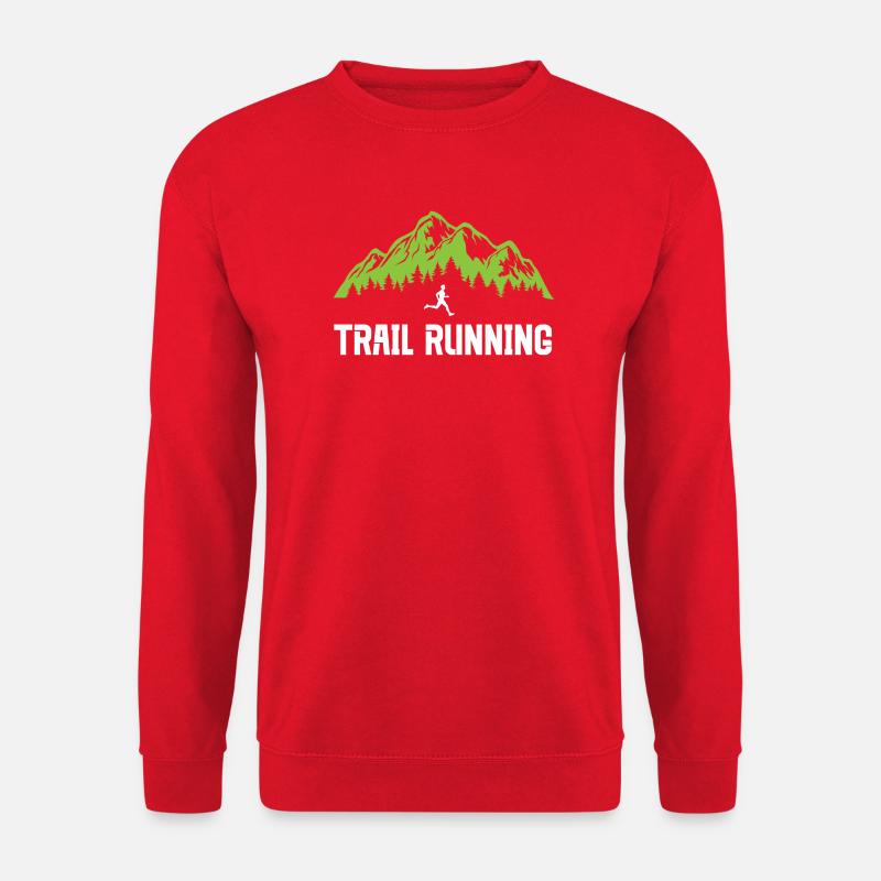 Trailrunning - Unisex Pullover - Rot