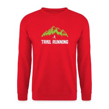 Trailrunning - Unisex Pullover - Rot - Vorne - Alina (178cm) & Michal (187cm)