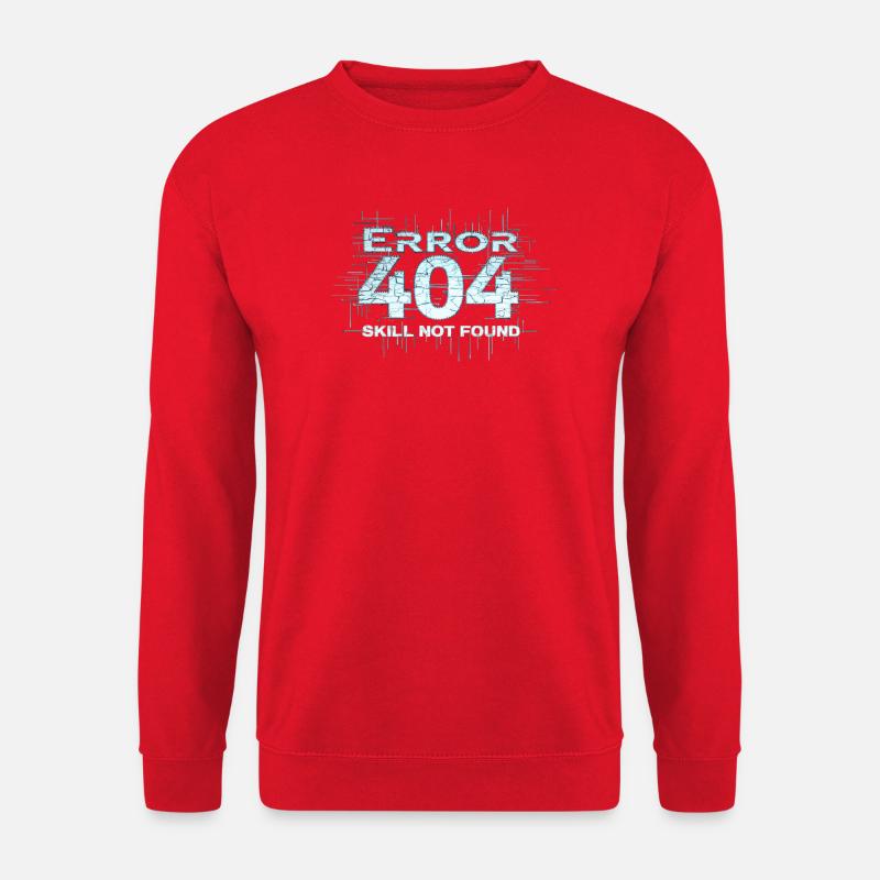 Error 404 - Skill not found - Unisex Pullover - Rot