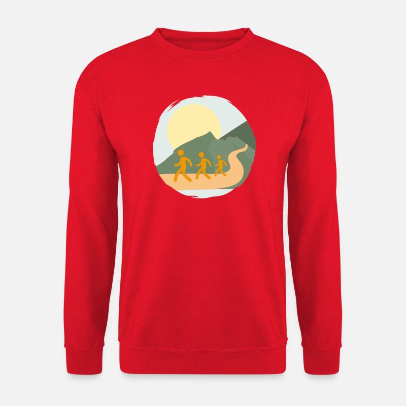 Keep on Walking - Unisex Sweatshirt - red