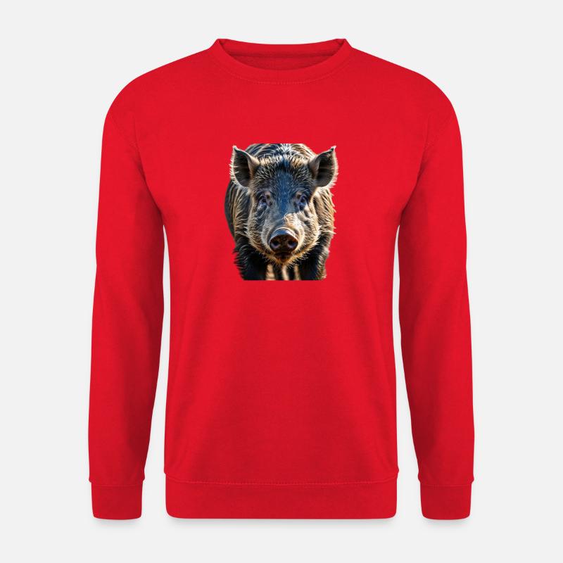 Wildschwein - Unisex Pullover - Rot